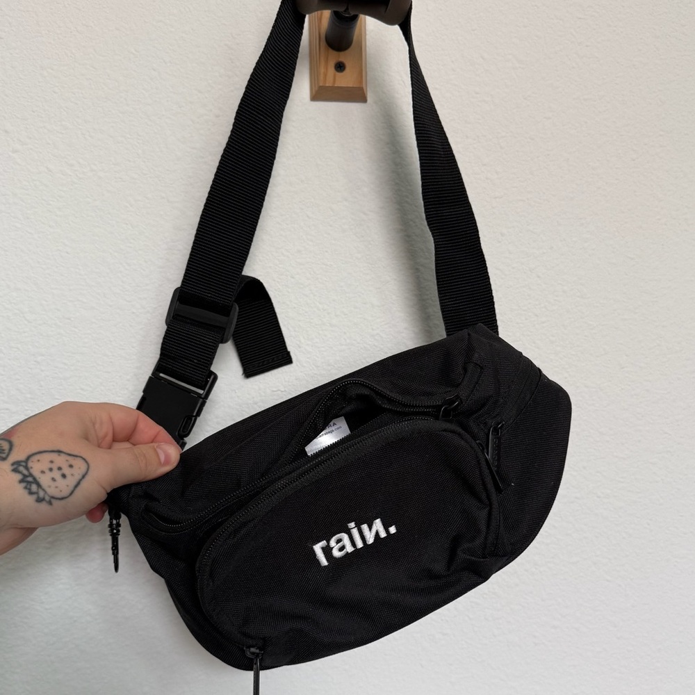 Black Waist Bag - Rain UK Band Merch